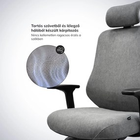 Ergonomikus irodai szék sötétszürke AXIS