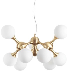 Ideal Lux - Csillár zsinóron NODI 9xE14/28W/230V réz 241036