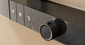 Termosztátos zuhanyrendszer BSE1719 LED-kijelzővel, több színben — Fehér-B