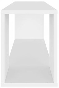 fehér szerelt fa TV-szekrény 100 x 24 x 32 cm