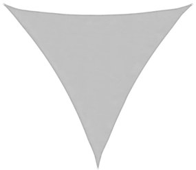 szürke 100% poliészter oxford szövet napvitorla 4,5x4,5x4,5 m
