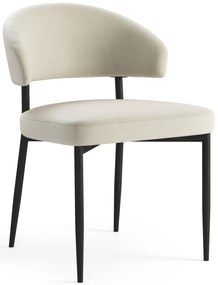 MAZZONI EXPORT IRIS Homokbézs (Victoria A80 szövet) - MODERN LOFT KÁRPITOZOTT SZÉK NAPPALIBA/ÉTKEZŐBE