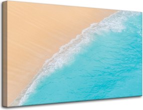 Vászonkép Tengerpart Csendes Víz Nap 80x50 cm Ideális ajándék