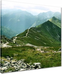 Vászonkép 40x40 Tátra Lengyel hegyek Kilátás