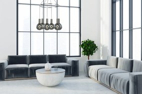 Italux modern függeszték aria króm itxmd17012002-6a