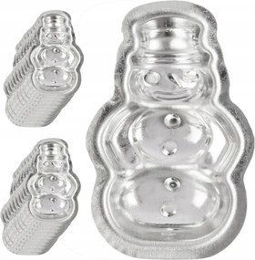 20x Hóember Formák Sütemény Mézeskalács Csokoládé