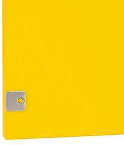 Boxie 1 ajtós fali szekrény 80x40x37 cm sárga