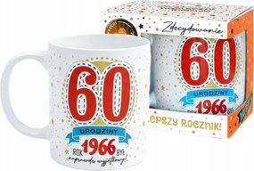 Ajándék 60. Születésnapra Bögre Nőknek Férfiaknak Anyának Apának Évjárat 1966