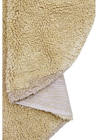 Bézs mosható kézi szövésű pamut gyerek szőnyeg 120x122 cm Bear – Lorena Canals