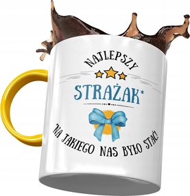 Sárga Bögre Tűzoltónak Milyen Volt Nekünk Állni Nyomtatott Fotóval