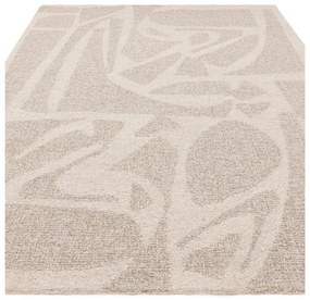 Krémszínű kézi szövésű gyapjú szőnyeg 160x230 cm Loxley – Asiatic Carpets