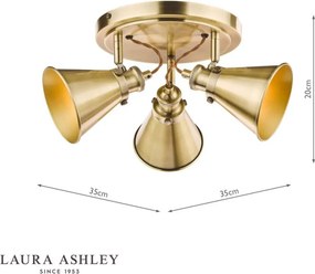 Laura Ashley Rufus 3756157-Q Spotlámpa 3x40W/E14 IP20