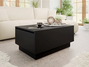 Dohányzóasztal Nasonat 90 x 60 (fekete) (tárolóhellyel). 1103746