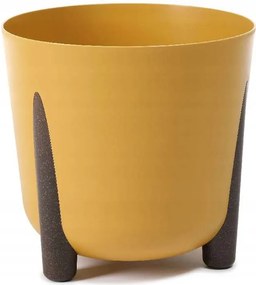 Virágtartó Fedő Frida Eco Mustár Lamela 30cm