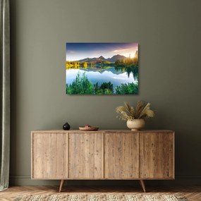 Üveg kép - Tó (70x50 cm)