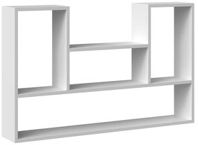 Drohmo Bilbao 4P függőpolc, 100x60x16 cm, matt fehér