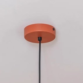 Kábeles függőlámpa ETNA II 1xE27/15W/230V, átmérő 25 cm, narancssárga