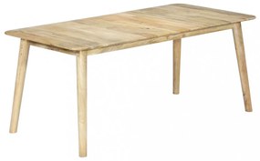 tömör mangófa étkezőasztal 180 x 90 x 76 cm