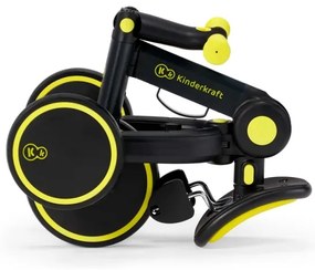 KINDERKRAFT 3v1 4TRIKE gyerek futóbicikli sárga/fekete