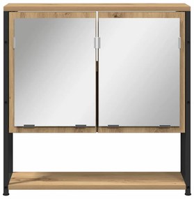 Fürdőszoba bútor szett 4 pcs kézműves tölgy 33 x 33 x 185.5 cm