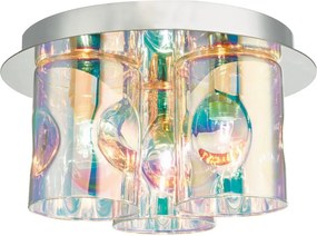 DAR LIGHTING INT5350 INTER Glamour Mennyezeti Lámpa Csiszolt Króm G9 IP20
