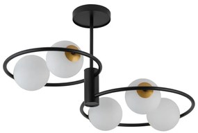 Csillár rúdon AQUA 5xG9/12W/230V fekete