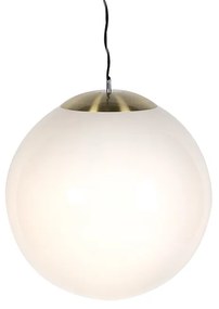 Skandináv lógólámpa opál üvegből 50 cm - Ball 50