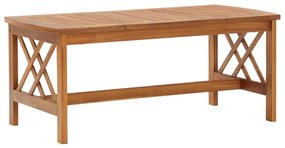 Tömör akácfa dohányzóasztal 102 x 50 x 43 cm