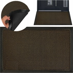Lábtörlő 3D Bejárati Ajtóhoz Zew Belső Arany Gumiszőnyeg 40x60