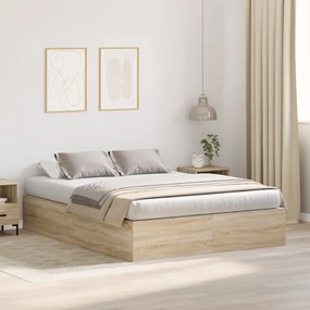 Ăgy TĂĄrolĂłval Sonoma tölgy ĂpĂtett fa 140 x 200 cm MasszĂv