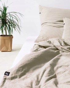 Gumis lepedő 100% pamut 90x200 Homokszínű