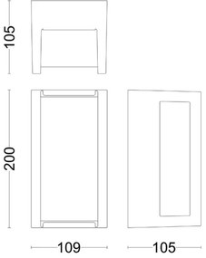 Philips - LED Kültéri fali lámpa PYRONA LED/12W/230V IP44