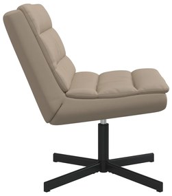 Forgószék Kávé Poliészter, Fém alap Standard Ergonómikus