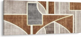Kép - Alakzatok (120x50 cm)