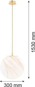 Argon ALMIROS 8448 Fali lámpa 1x15W(Max)/E27 IP20