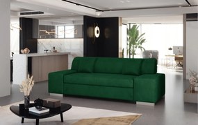 Porto 3 kanapé, sötétzöld, Monolit 37