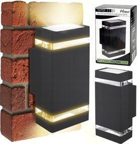 Vízálló Kültéri Kerti Fali Lámpa Terasz Erkély Felső Alsó GU10 IP65