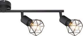 Spot Lámpák Fekete XARA I GLOBO-54802S-4