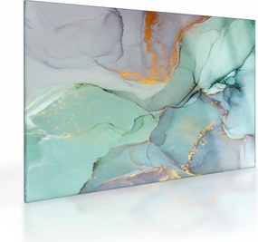 Absztrakt kép (üvegen) (70x50 cm)