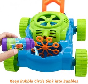Lydaz Super Bubble Mower Buborék Fújó Játék Fűnyíró