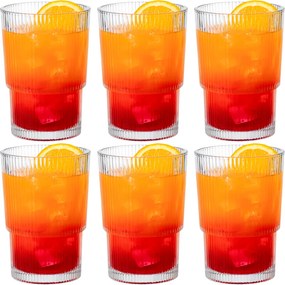 Pohár Szett Magas Pohár Átlátszó 420ml 6db-os szett