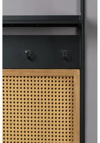 Fali tükör polccal és fogassal 53x165 cm Langres – Dutchbone