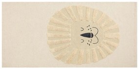 Bézs pamut gyerekszobaszőnyeg 80 x 150 cm BALARI Beliani