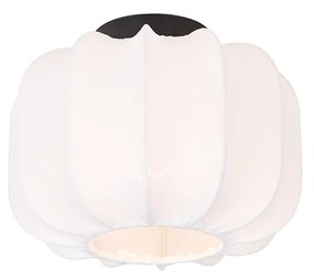 Japandi mennyezeti lámpa fehér 25 cm - Madleine
