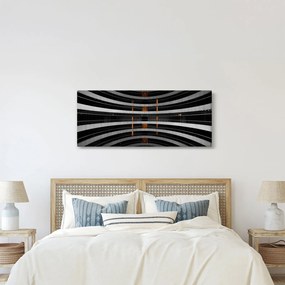 Absztrakt kép - épület (120x50 cm)