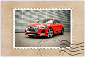 Poszter 60x40 Piros Audi e-tron