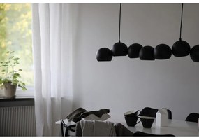 Fekete függőlámpa fém búrával Cupolo – Markslöjd