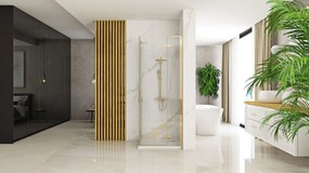Zuhanykabin REA Hugo 90x90 Gold Brush