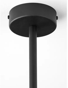 Jupiter 1995 - Csillár rúdon MOKA 3xGU10/10W/230V + 3xG9/10W/230V fekete/átlátszó