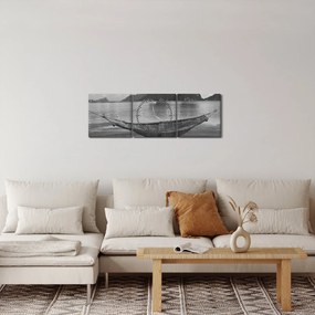 Kép - Hálóágy a tengerparton (órával) (90x30 cm)
